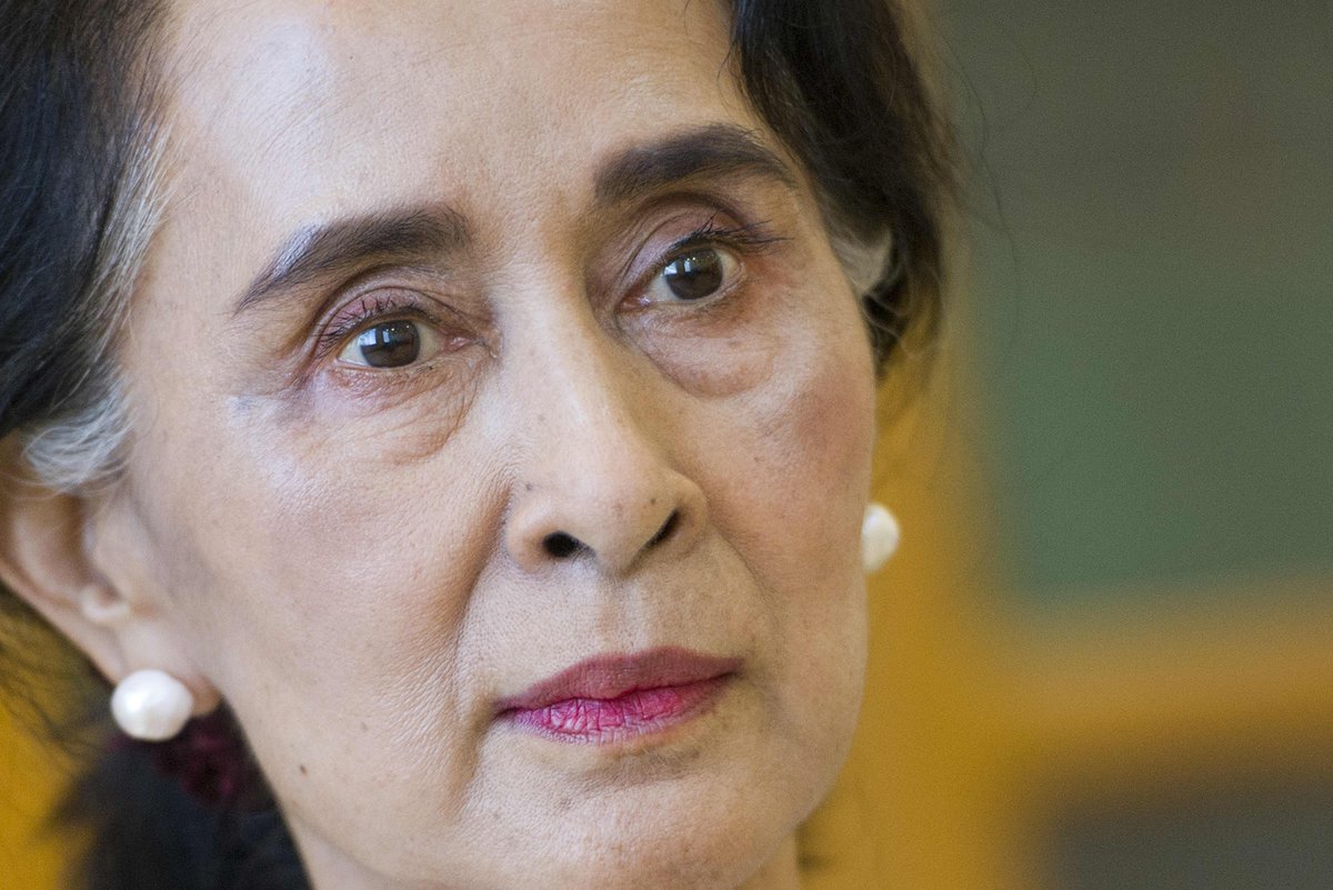 Aung San Suu Kyi "voiced defiance" in court in her first public comments since the coup. Regarding the junta plans to dissolve the National League for Democracy, she said the NLD would “exist as long as the people [of Myanmar] exist.” It has their hearts. frontiermyanmar.net/en/aung-san-su…