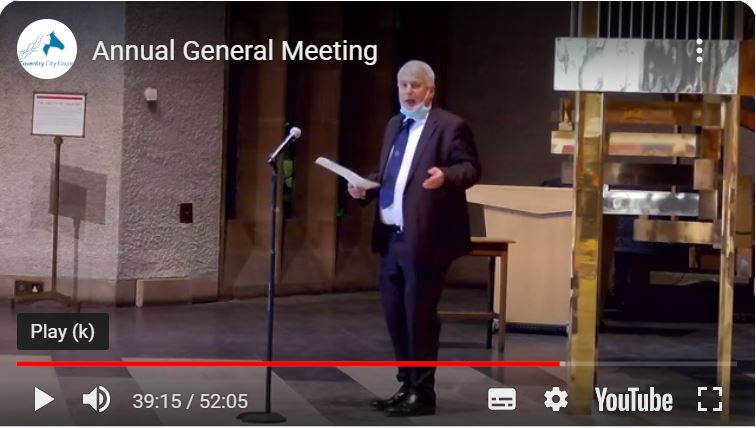 Councillor George Duggins's speech at the AGM on 20th May 2021, Giving summery of ideas for Coventry 's future. Full AGM is available but this video start at 39.15 minutes where @CCCLeader start his speech. youtu.be/cKu_Am0_oDc?t=…