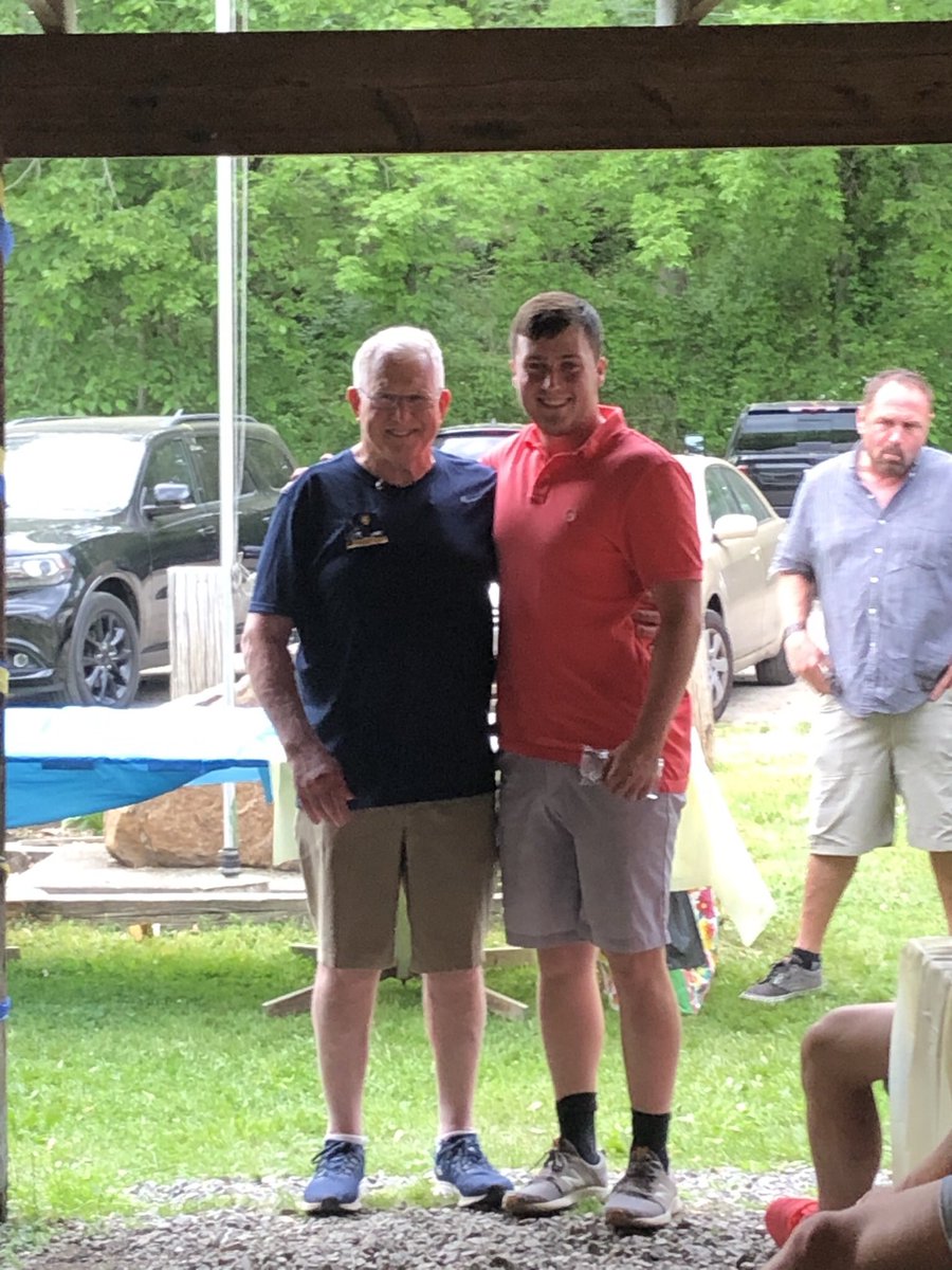 Mrs_Craig_WMS's tweet photo. Congratulations Coach Brian Walsh on 50 years of coaching. Congratulations Tyler on receiving the Burlsworth Character Award! https://t.co/oqsSax985c