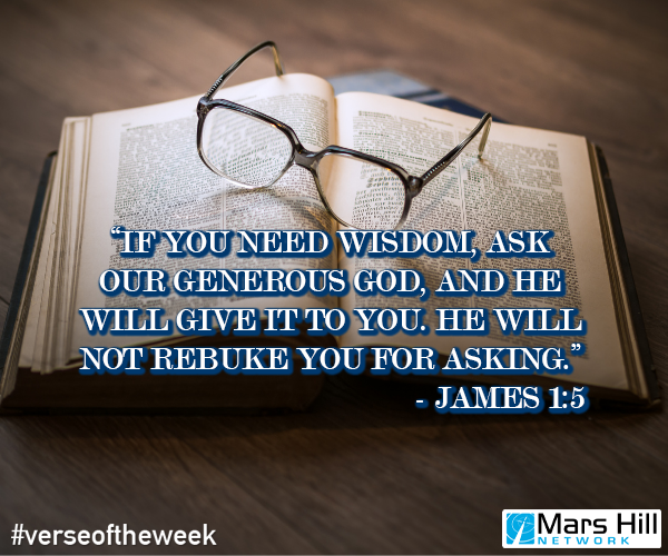 marshillnetwork's tweet photo. #verseoftheweek #marshillnetwork #hopeinthejourney 
James 1:5 "If you need wisdom, ask our generous God, and he will give it to you. He will not rebuke you for asking." https://t.co/HhAnm8kdDd