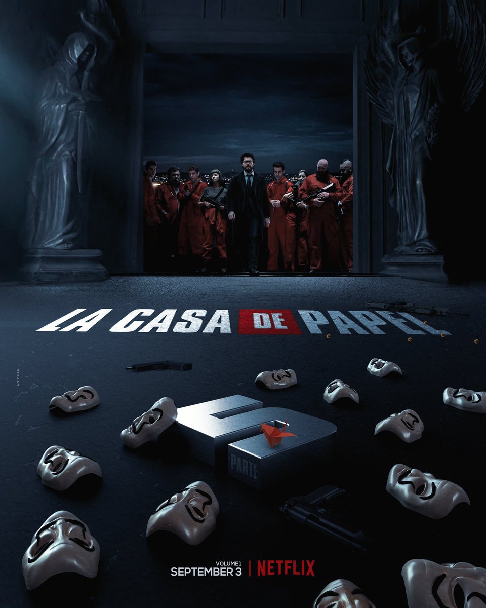 This is not a heist. It’s a WAR. #MoneyHeist season 5: Volume 1, September 3. Volume 2, December 3.