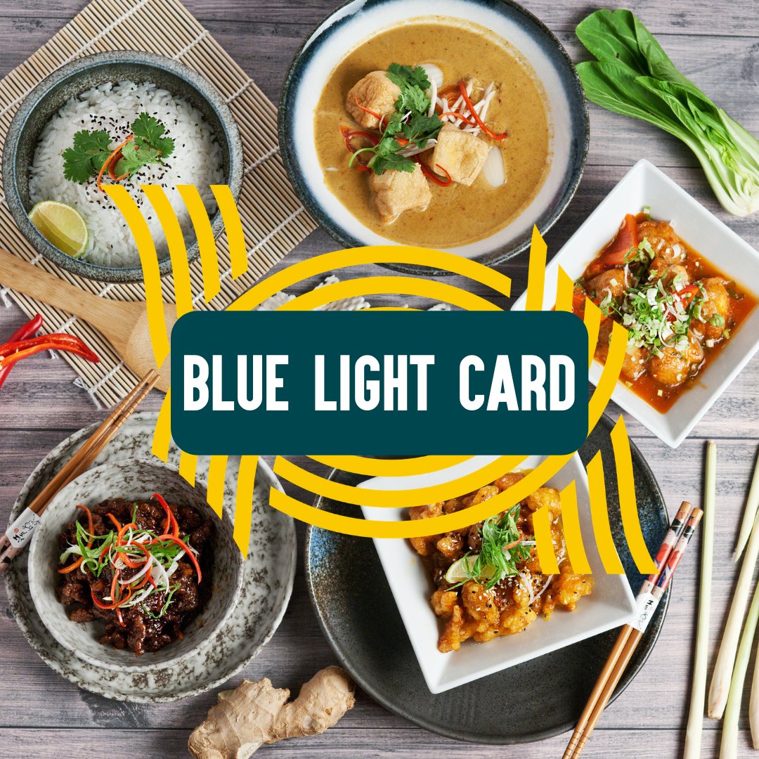 If you have a blue light card then you can get 15% off your order all week😄

Thank you for all your hard work💚

*Collection orders only*

#chaochao #asianfood #southeastasianfood  #takeaway #takeawayfood #takeawaynotts #orientalfood #streetfood #nottsfoodie