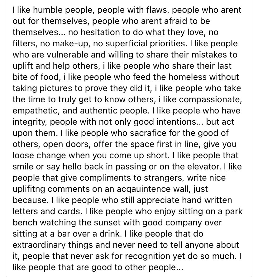 ChelseaGenet's tweet photo. I wrote this in 2017, and I still like people who... https://t.co/Cd8GI8aYCJ