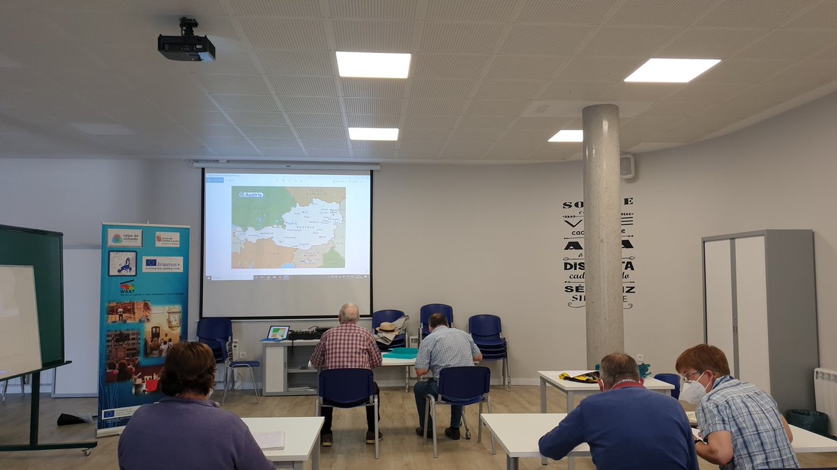 ruthmmoro's tweet photo. We finish with our 2nd local activity on @WAATproject. Our students and stakeholders have learnt more about our #ErasmusPlus  @Ibilbide @EPALE_ES @CFPIdiomas @cfievalladolid #CulturalHeritage #educacionadultos #lifelonglearning https://t.co/ZQA4IUr585 https://t.co/Yq7C5KbhWP