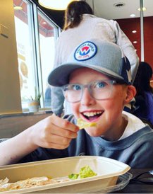 AgencyWestern's tweet photo. 🔎Westy Wear Spotted🔍
😄We should all be as excited for Monday as Quinn Schaff is about his nachos!
🌮Win dinner on us! Just submit your photo wearing Westy (like Jason and Kristen Schaff did of their son) and you’ll be entered! #MondayMotivation #InsuranceFamily https://t.co/G3jRXzFVeL