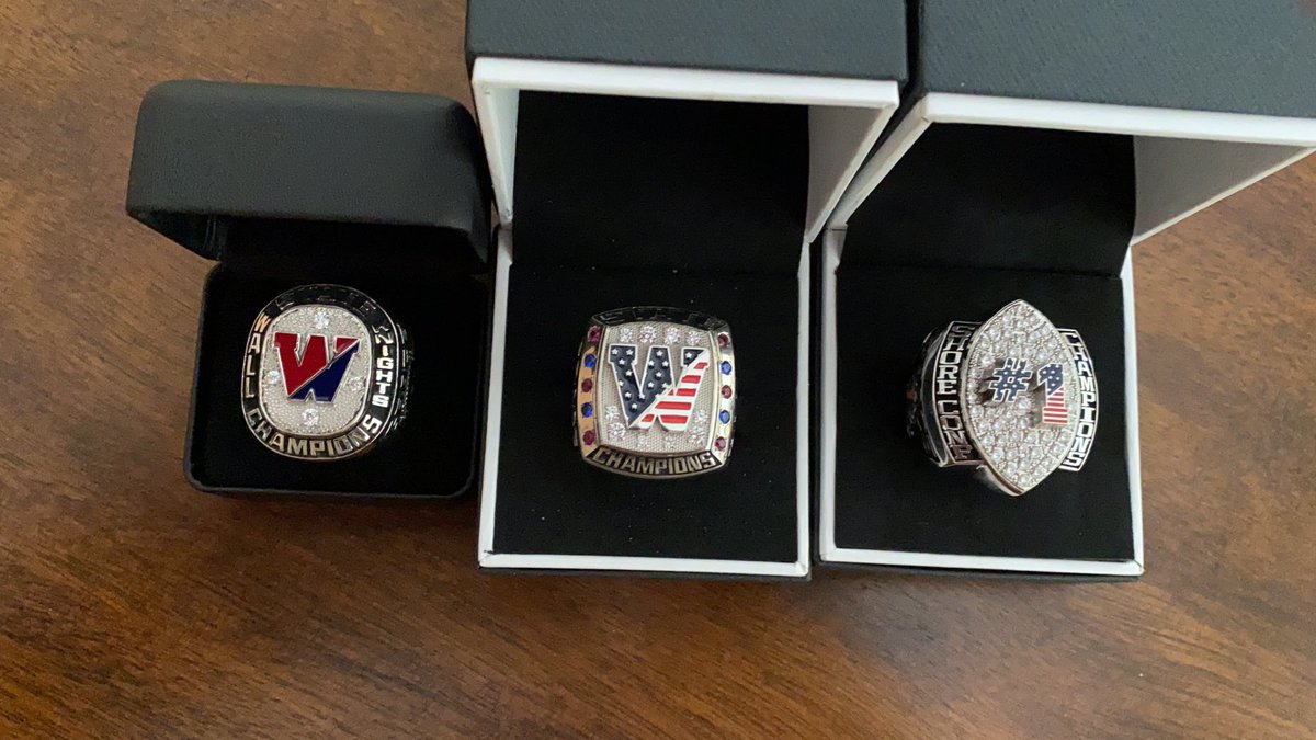 Wall High School Football has won 3 Championship Rings in the last 5 years.   PRIDE - POISE - TEAM.                 F. A. M. I. L. Y.