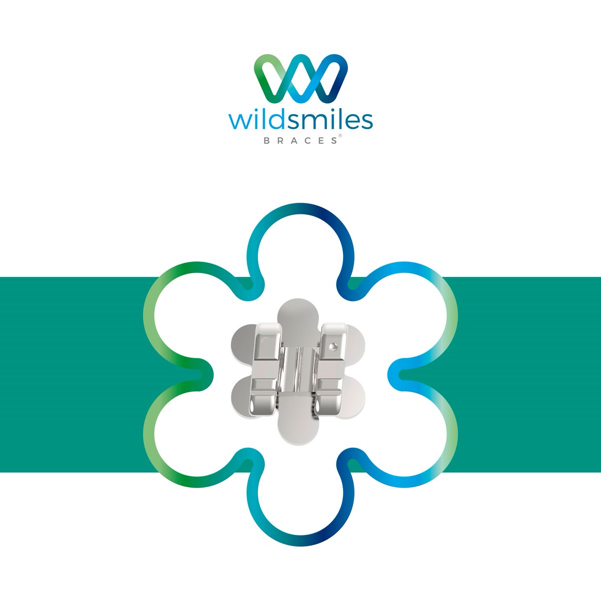 Here comes the sun(flower)! 🌼 Show off your sunny smile with our Flower-Power bracket from our Signature Collection.  

#SmileWithStyle #FlowerPowerBracket #WildSmilesBraces #WildSmiles #Braces #Brackets #DesignerBraces