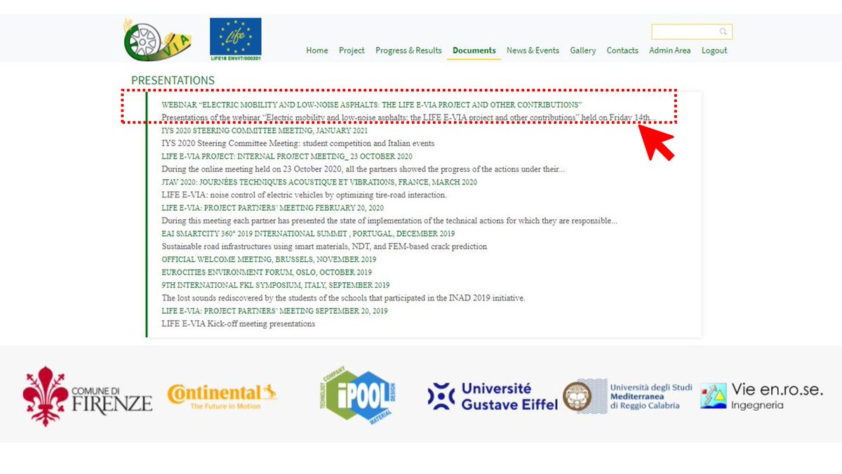 LIFEEVIA1's tweet photo. The presentations of the webinar “Electric mobility and low-noise asphalts: the LIFE E-VIA project and other contributions” held on Friday 14th May 2021 in FAD mode on the Microsoft Teams platform, are now available on website: https://t.co/UmxLP0XdNB https://t.co/6Dzj6RRuXW