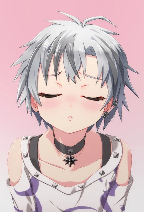 #キスの日 遅刻組。
#漆黒の水鏡 