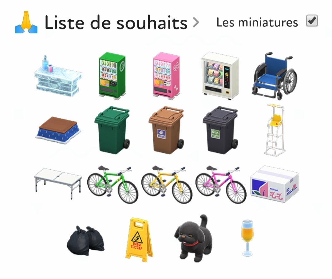 Awakeningislnd's tweet photo. Hello je vous partage ma wishlist, j'ai aussi besoin de clochettes si jamais vous en avez en trop je suis preneuse.. je peux donner des TMN en échange, merci aux personnes qui m'aideront 🥰🤗

#acnhentraide https://t.co/pgdOGjnYNG