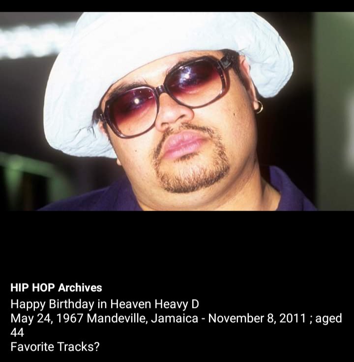 Happy birthday brother heavy D
Love your work 
Add me !! Now 