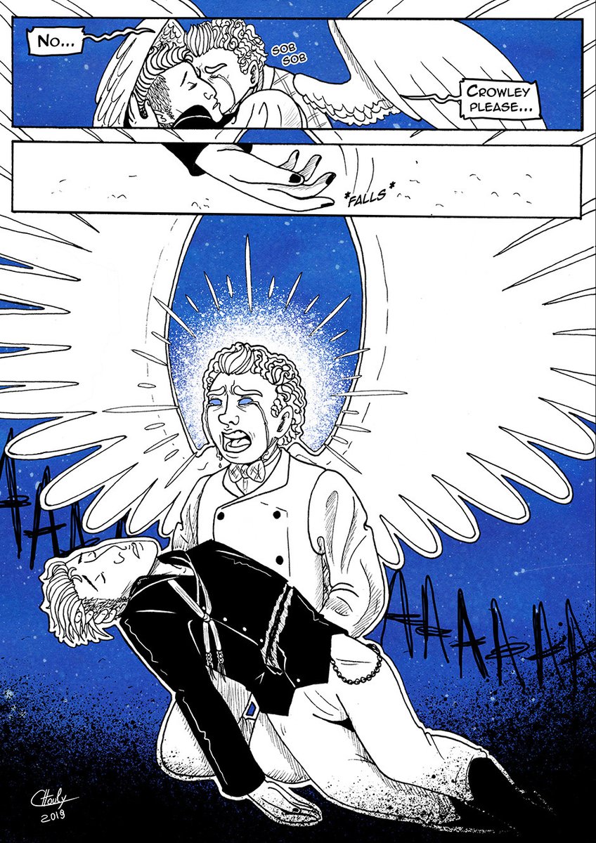 ChoulyB's tweet photo. 39' Pages 13-16
#GoodOmens #GoodOmensFanArt #GO39
😱😭😢 https://t.co/Ef1RVL66sA