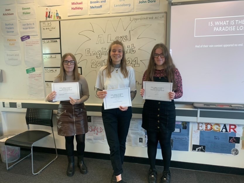 L6FC's tweet image. On Friday, we said goodbye to our Year 13 A Level English Literature and Language students. They marked the occasion with their own awards ceremony! 🏆

We wish you the best of luck with your next steps! ⭐