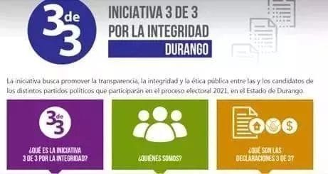 IDAIP_DURANGO's tweet photo. 🔎🗳| Se registran 7 candidatos más a la #Iniciativa3de3 por la Integridad de Durango.
▶ Erik Arzola, Asención Fernández, Isela Leal Méndez, Ricardo Martínez, Dania González y Clara Zepeda, candidatos a diputados por @DurangoPes 
▶ Omar Castañeda, candidato de @Morena_Durango_ https://t.co/4csoRHv9bD