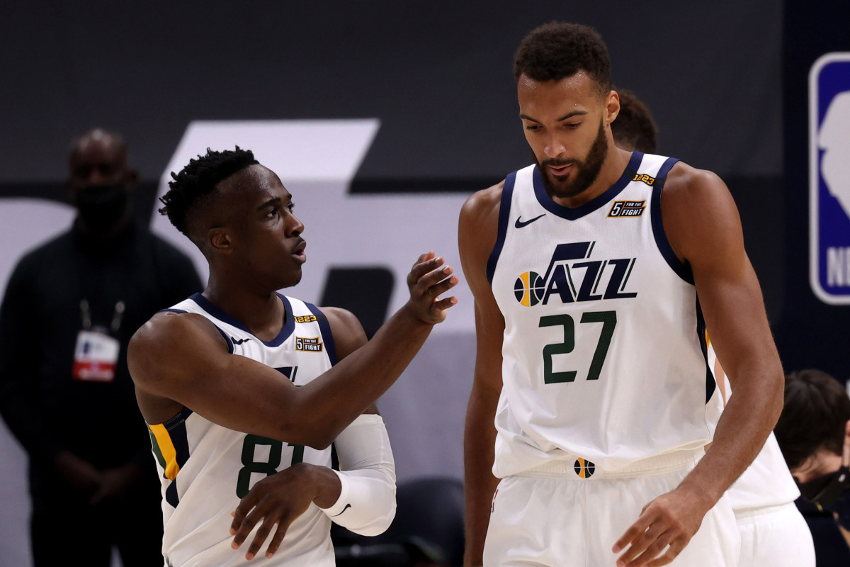 Jazz star Rudy Gobert tried terribly awkward flop – after fouling out of game