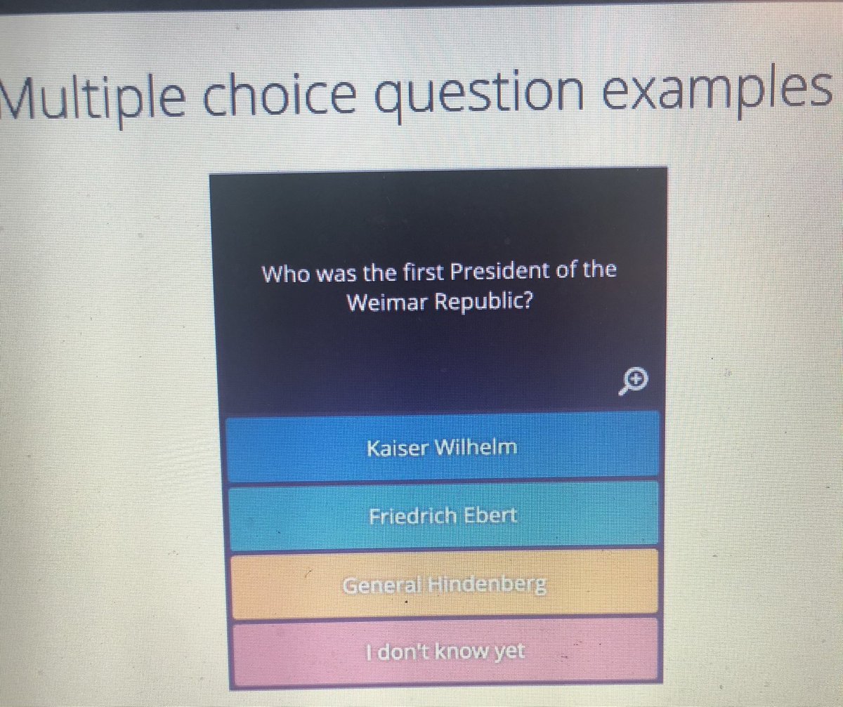 Some great CPD about making the most of multiple choice in history. Thanks <a href="/KateJones_teach/">Kate Jones</a>