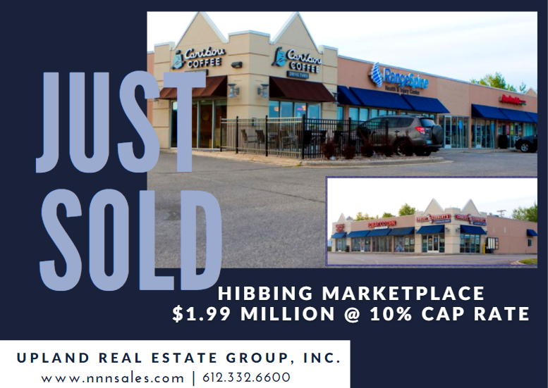 The weather may be changing but the Sales still remain. Just Sold: Hibbing Marketing Place for $1.9 Million located in Hibbing Marketplace Minnesota. https://t.co/VRuAypwr6C
