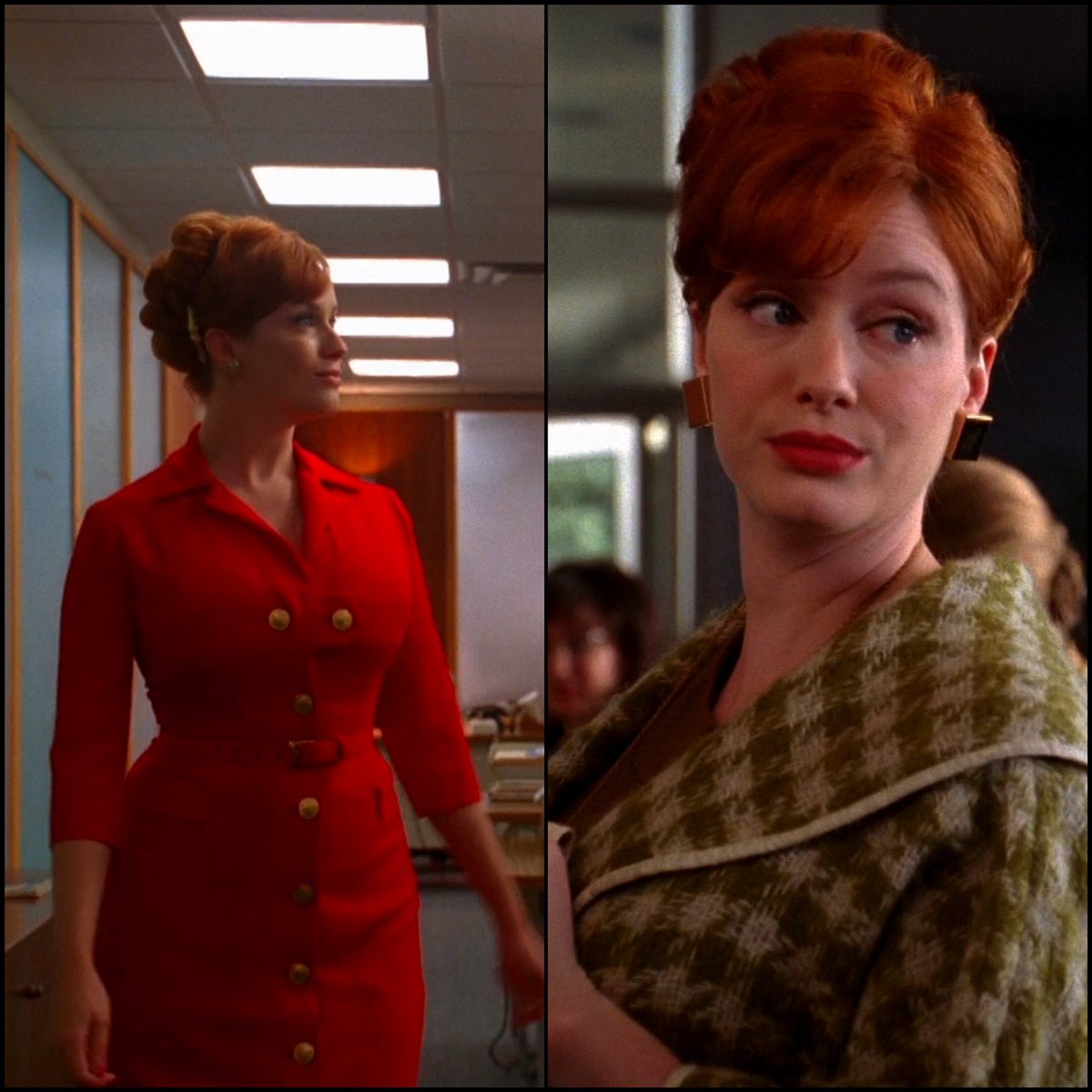 RadMadWomen's tweet photo. Images from S3E1 Out of Town, including Betty’s pregnant bellies, Joan’s coral and green looks, Dream of the Fisherman’s Wife, dumb hats, and Sal in various states of sweat. https://t.co/ybvRPCxCVH
#madmen #jaredharris #christinahendricks #elizabethmoss #jonhamm #januaryjones https://t.co/t3NyGp2HeQ