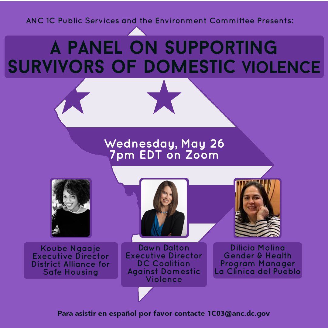 notPeterWood's tweet photo. THIS WEDNESDAY, MAY 26 at 7pm EDT. Panel on supporting survivors of domestic violence

See you there <3

https://t.co/eTLDgkyn9e https://t.co/N7qoprs0B1