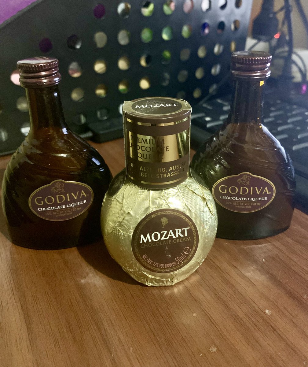 aquaforth's tweet photo. So I got this from a former student  who happens to be a good friend of mine too

… will this get me drunk?

#mozartchocolatecream
#godivachocolateliquor
#thankGodforChocolates
#thankGodforfriends https://t.co/bO7QzpmyR9