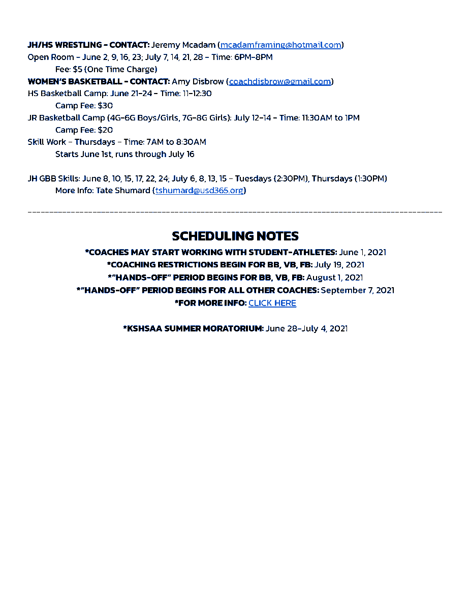 ACJSHSAthletics's tweet photo. We have lots of opportunities this summer for student-athletes to work on their skills! See the link below for all the details:

https://t.co/gzg8SSH97i https://t.co/4G8rz7depO