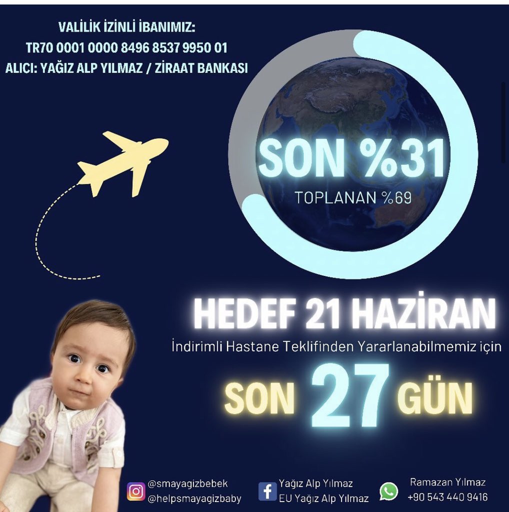 Yağız Alp bebeğimiz için günlerimiz sayılı biz de Gökhan abimle bir cana umut olmak adına yardımlarınızı bekliyoruz. <a href="/Dumm07/">Dimitri Dumas</a>