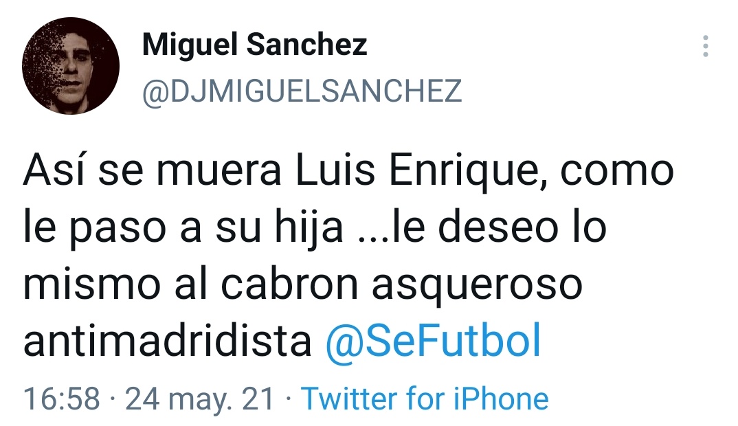 Pues este es el nivel. Porque Luis Enrique no lleva a ningún madridista a la Eurocopa.