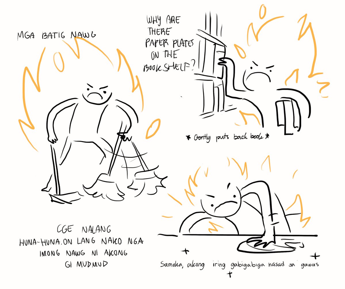 I've been angry cleaning to cope hbu? 