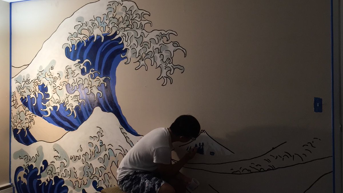Raf_ZS's tweet photo. Hey guys! Super proud to announce that I finally finished painting Hokusai’s The Great Wave off Kanagawa. It was a laborious yet fun project to do and I’d appreciate it if y’all shared it for everyone to see! 🌊 https://t.co/xKfWihl2zO