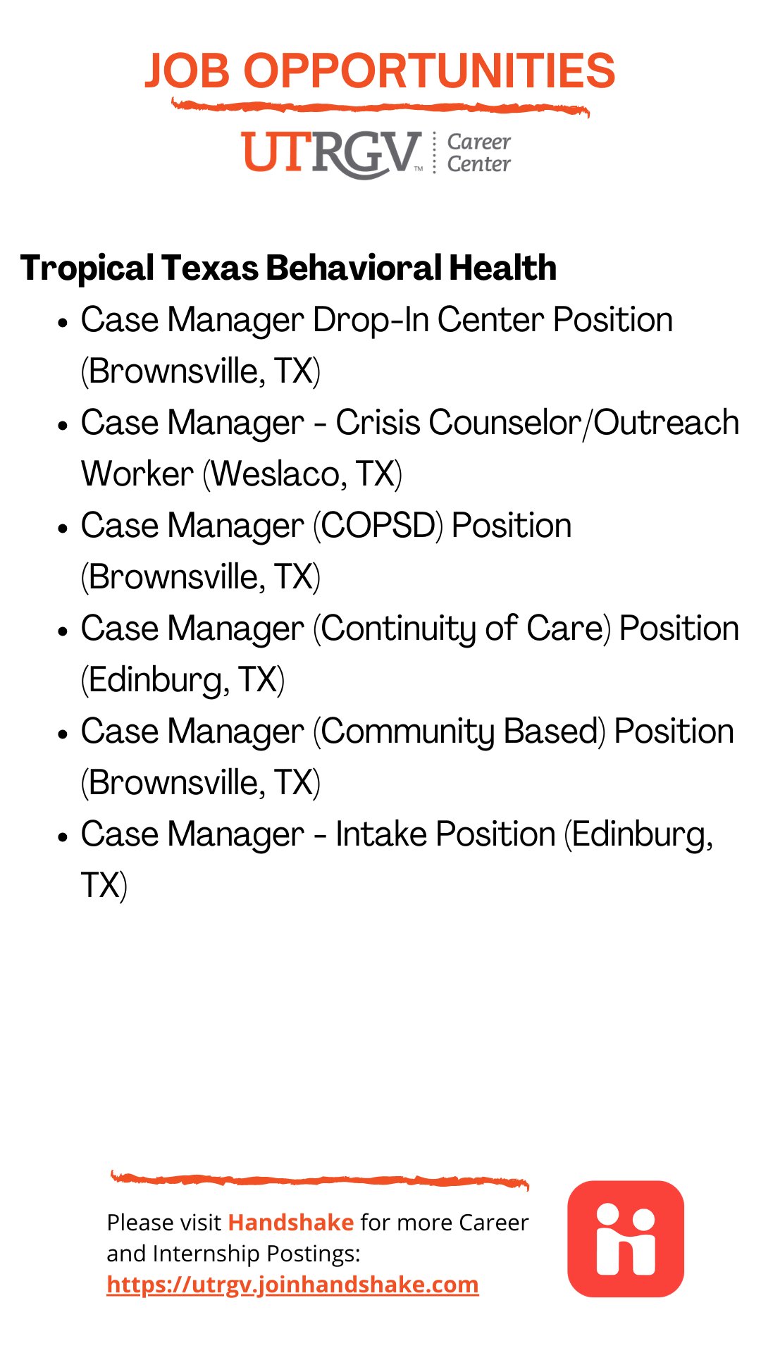 Utrgv Career Center On Twitter Https T Co Zv2og5lqhk Twitter