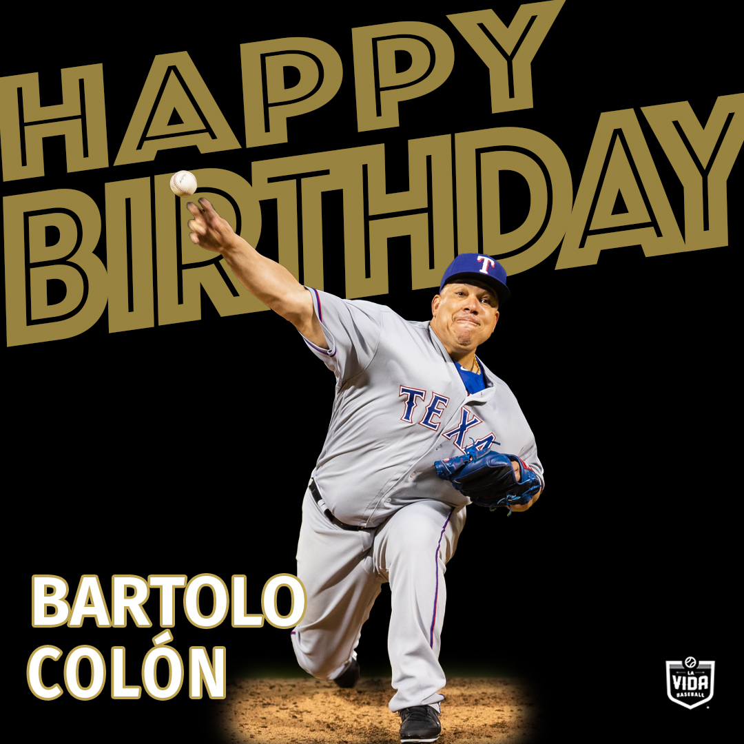 Happy 48th Birthday to the one and only, Bartolo Colón. 