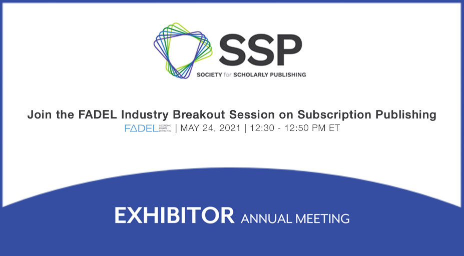 FADELSoftware's tweet photo. 1 hr to go for #SSP2021 Annual Meeting @ScholarlyPub! Visit #FADEL’s booth & let’s talk rights & #royaltymanagement! #IPMSuite is the solution for you https://t.co/yxY2Xtpz76 https://t.co/TpgE12Lu31