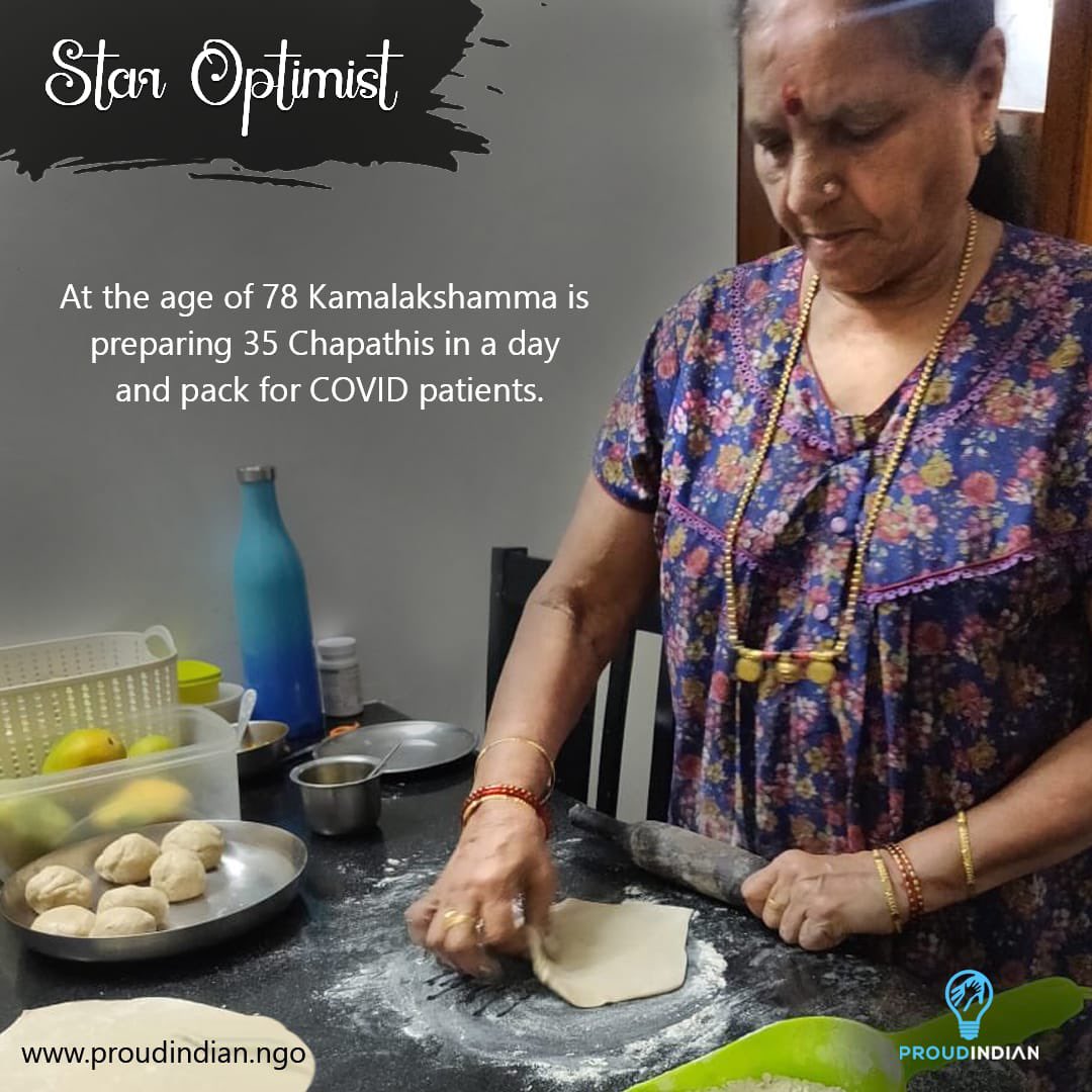 ProudIndianNGO's tweet photo. Rightly said , age is just a number!

The zeal and passion gets you driving and that’s exactly what we see , learn and get inspired by our very own Kamalakshamma!!!

#staroptimist #optimist #volunteering #foodvolunteer #covidrelief #SupportForCause #Bengaluru #proudindianngo https://t.co/HsX5z0ARG1