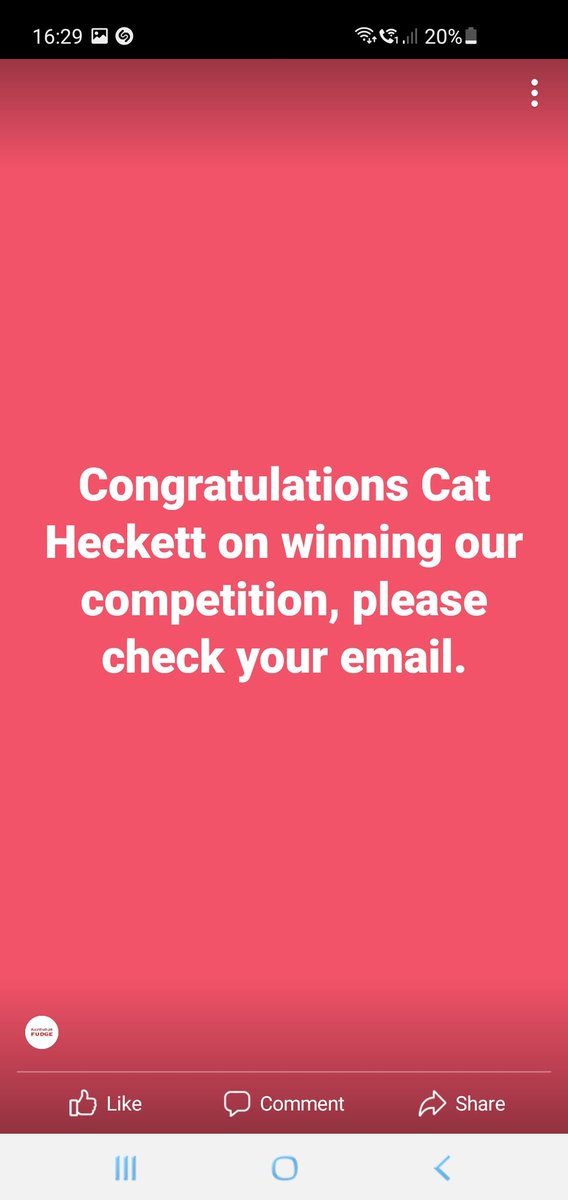 Competition Winner

#fudge #fudgeshop #handmade #Competition