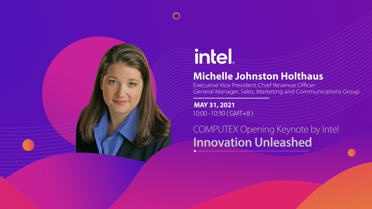 MJHolthaus's tweet photo. Excited to share how @intel is unleashing innovation with customers and partners in service of our purpose to create world-changing technology that improves the life of every human on the planet. Join me!  #IAmIntel  https://t.co/FzDf4lwCQf https://t.co/Qq6U3XKLdP
