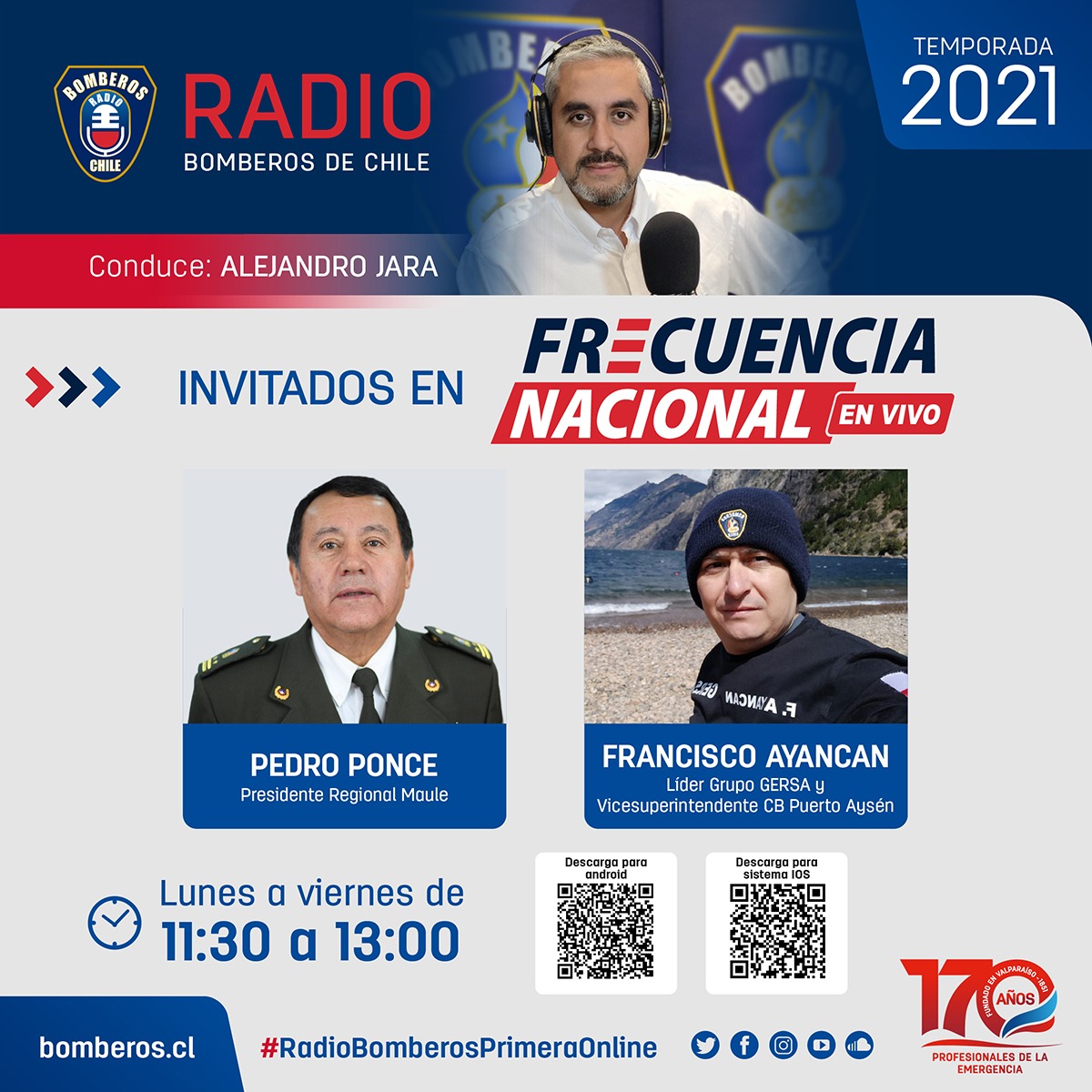 Bomberos de Chile on Twitter "🚨Al aire Frecuencia Nacional, el