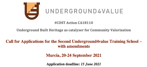 EcoUgr's tweet photo. 🗓️ Save the date: Call for Applications for the Second Underground4value Training School 👇

Action Chair: Giuseppe Pace
Action Vice Chair: @sumaro76  
Science Communication Manager: Tony Cassar
Grant Holder Manager: Patricia Sclafani https://t.co/319zUu9pda
