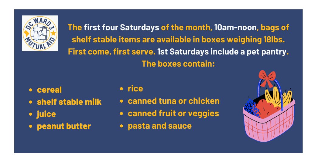 Ward3MutualAid's tweet photo. Please RT: Every weekend we have FREE shelf stable food pantry items that can be picked up or delivered from St. Paul's Lutheran Church. These items are enough for 5 days for one family. #CaringForOurNeighbors #SolidarityNotcharity https://t.co/nqxYMdvymb