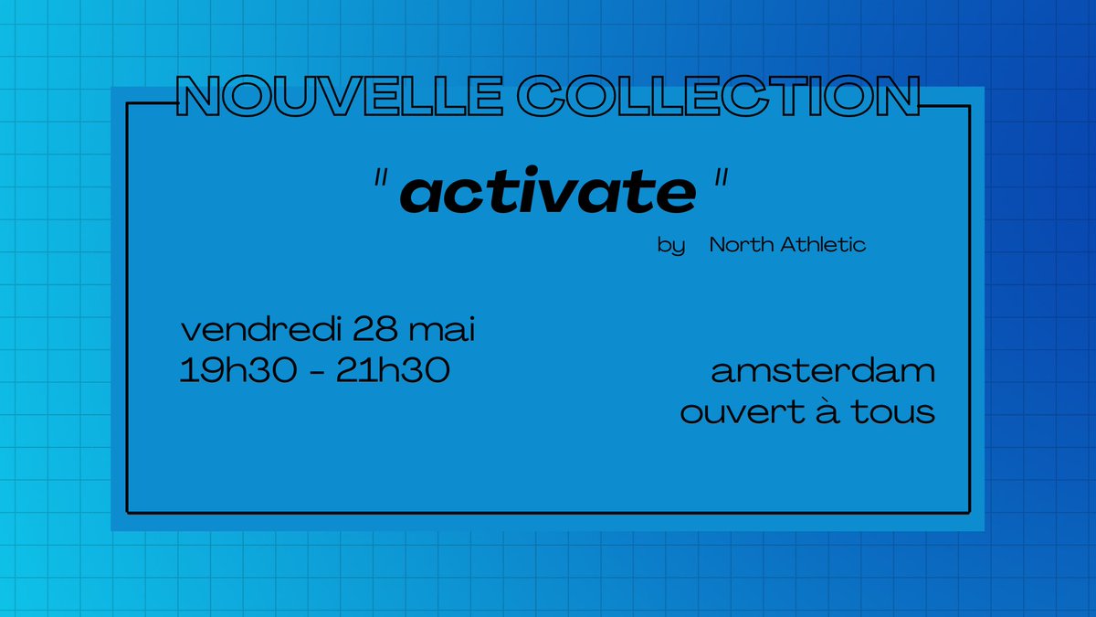⠀⠀⠀ ⠀⠀⠀⠀ ⠀— 𝗂𝗇𝗏𝗂𝗍𝖺𝗍𝗂𝗈𝗇 
 ⠀⠀
 ⠀⠀L’équipe NA vous invite au défilé
⠀⠀ de la deuxième collection ! Le 
 ⠀⠀vendredi 28 mai, avec boisson, 
 ⠀⠀pâtisserie et musique. Tout pour 
 ⠀⠀passer une soirée géniale ! Soyez 
 ⠀⠀au rendez-vous ! #activatebyNA
 ⠀