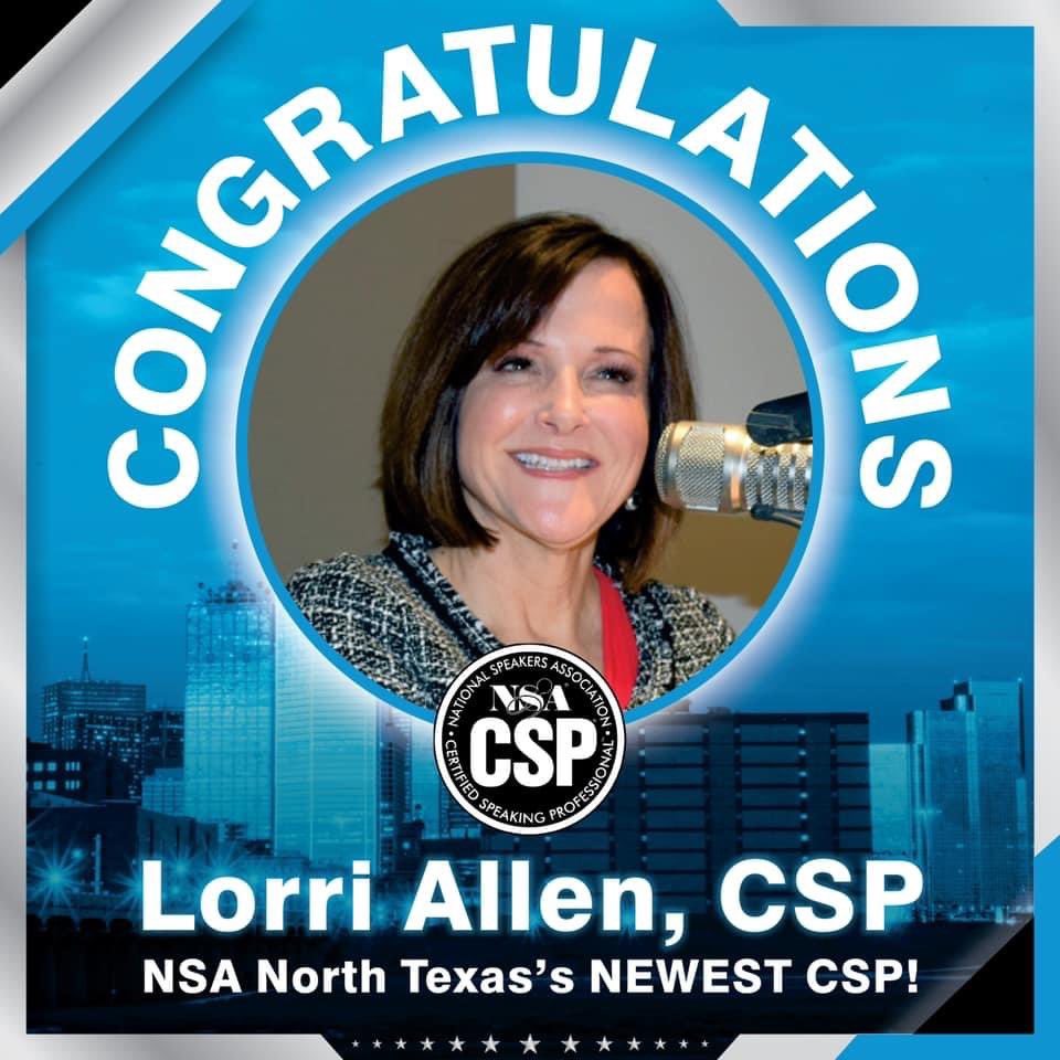 NSANorthTexas's tweet image. Congratulations to @SoundbiteCoach  for earning her CSP from @NSAspeaker #NSANT #CSP #CSPclassof2021