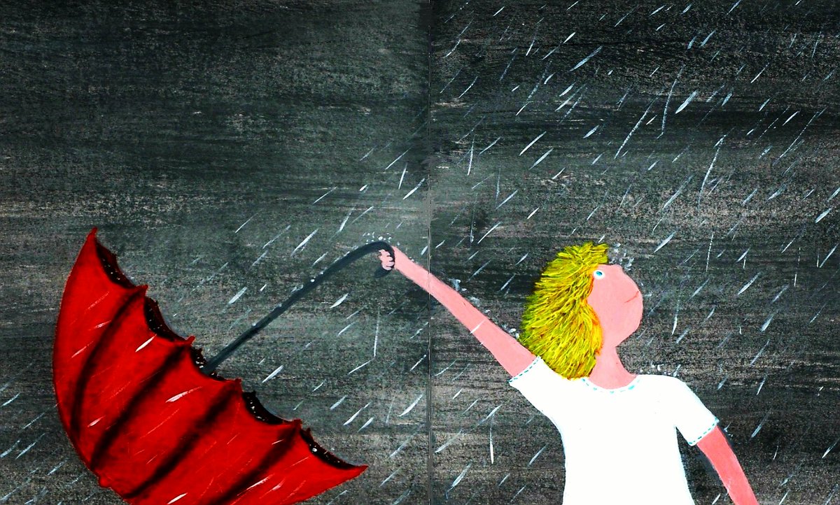 Maria08621370's tweet photo. Mentre piove 🌧
#rain #whileitrains #umbrella #clouds #play #greysky #child #illustration #illustratedbook #childrensbookbook #cielogrigio #illustrazione #libroillustrato #libroperbambini #bambini https://t.co/XBKaclzokY