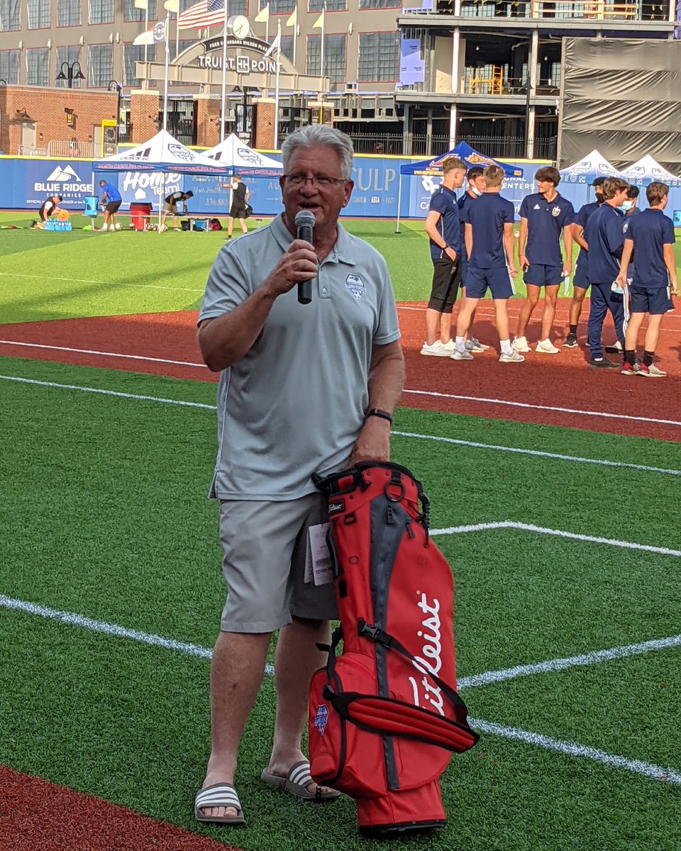 This past Saturday between our WPSL and USL - 2 games we were able to honor Coach Mike Reilly. Mike is retiring after a fantastic career coaching at the collegiate, high school and club ranks. We will miss you Mike, enjoy retirement! #ncfusionsoccer