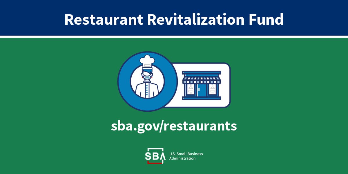 ⚠️TODAY at 5 p.m. PT / 6 p.m. MT / 4 p.m. AKT is the deadline to apply for the #RestaurantRevitalizationFund. The average time to complete an application is only 20 minutes. Make some time to apply today ➡️ sba.gov/restaurants