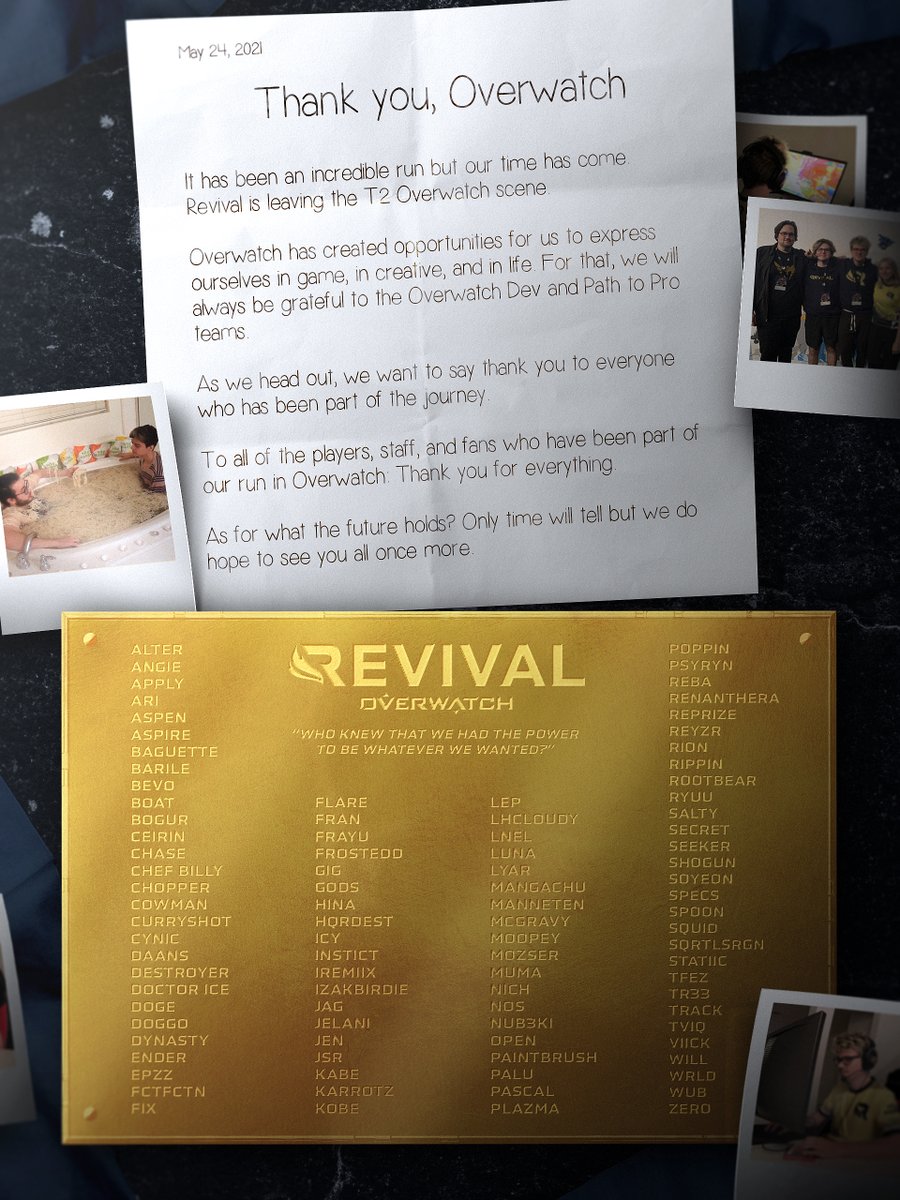 Thank you, Overwatch.