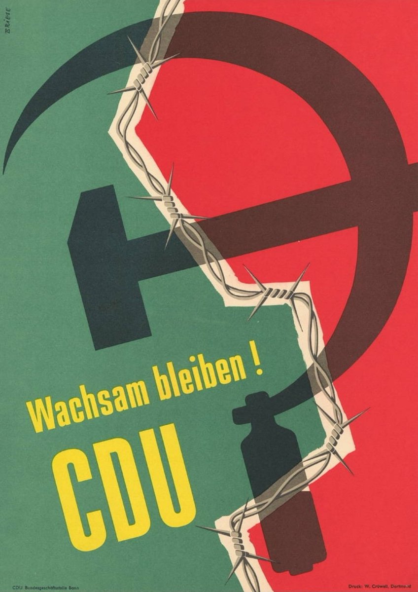 H4nzWurst's tweet photo. Die #CDU Sachsen-Anhalt hat keinen Bock auf Kommunismus. 

Und auch nicht auf Experimente. Daher buddelt sie Wahlkampfslogans aus dem letzten Jahrtausend aus.

#wegenmorgen https://t.co/wkR6dRdlfA