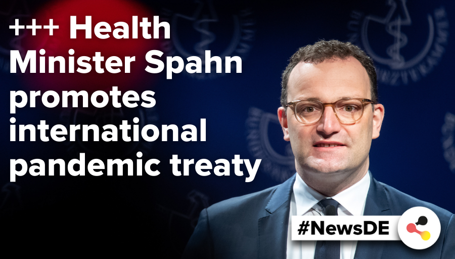 en_germany's tweet photo. +++ Health Minister Spahn promotes international pandemic treaty

❗ Latest #News from #Germany
👉 https://t.co/srHC3M3BT3

#NewsDE #Covid19 #TogetherAgainstCOVID19 #Support #Pandemic https://t.co/almpKdlDZH