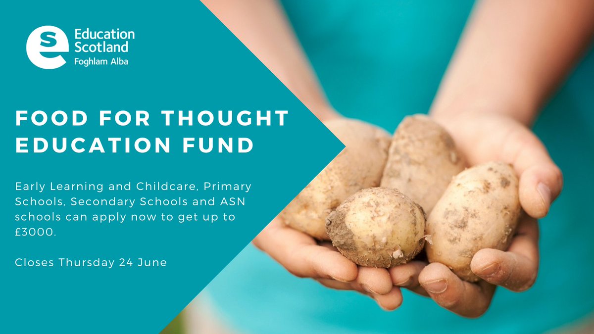 ⭐ Our Food for Thought education fund bid process has opened! ⭐
You could get up to £3000 to develop Food and Health education. Find out more and apply now:
bit.ly/Food4Thought21…

 #Food4ThoughtFund