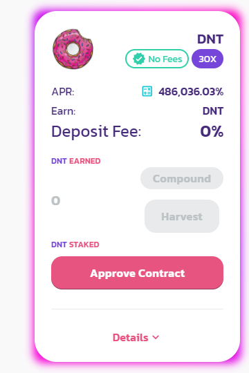 DONUTSWAPP's tweet photo. FARMS IS LIVE!!! 486k% APY
https://t.co/IY7Vr6LmbV
Join us: https://t.co/u05PvZ3pvJ

#airdrops #Altcoins #BSC #BinanceSmartChain #bnbgem #BUSD #Binance #DeFi #Donutswap #MOONSHOT #MUNCH #YieldFarming https://t.co/eZrHqFGtlD