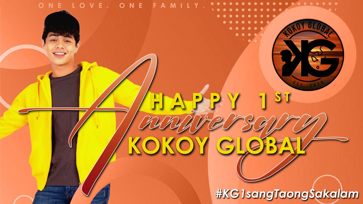 kokoy_global's tweet photo. Happy 1st Anniversary Kokoy Global Fam!
#KG1sangTaongSakalam https://t.co/KRjj8spyN4