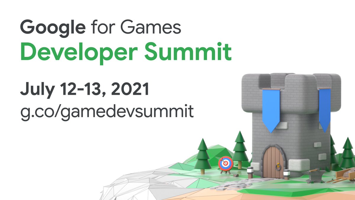 googledevs's tweet image. ⭐️ Sign Up Now: #GoogleforGames Dev Summit!
 
📆 July 12-13
Join us for the online event and hear about new gaming tools and solutions to take your game to the next level. Registration is free and open to all developers.

Details here → goo.gle/3hOok7y
